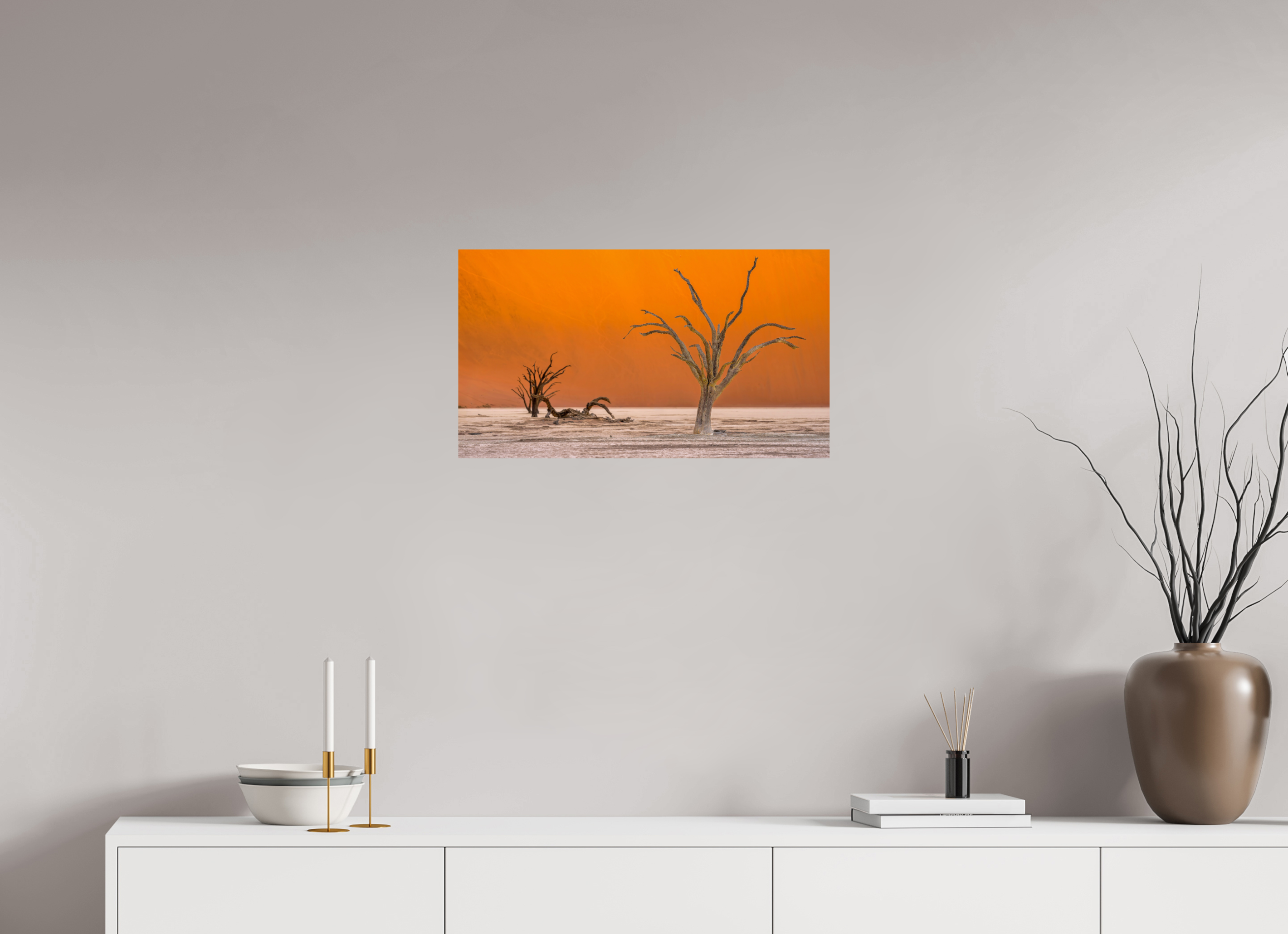 64 x 36 cm, FineArt Pearl "Deadvlei" auf strukturiertem Hahnemühle Fine Art-Papier (Nur als Print / Druck)