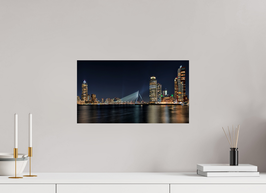 48 x 27 cm, FineArt Pearl "Rotterdam" auf strukturiertem Hahnemühle Fine Art-Papier (Nur als Print / Druck)