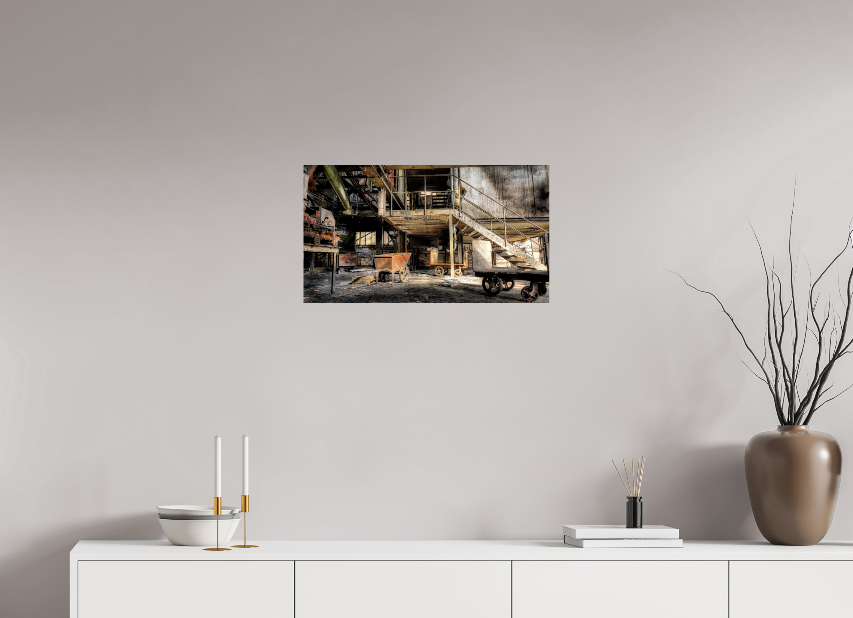 64 x 36 cm, FineArt Pearl "Verloren" auf strukturiertem Hahnemühle Fine Art-Papier (Nur als Print / Druck)