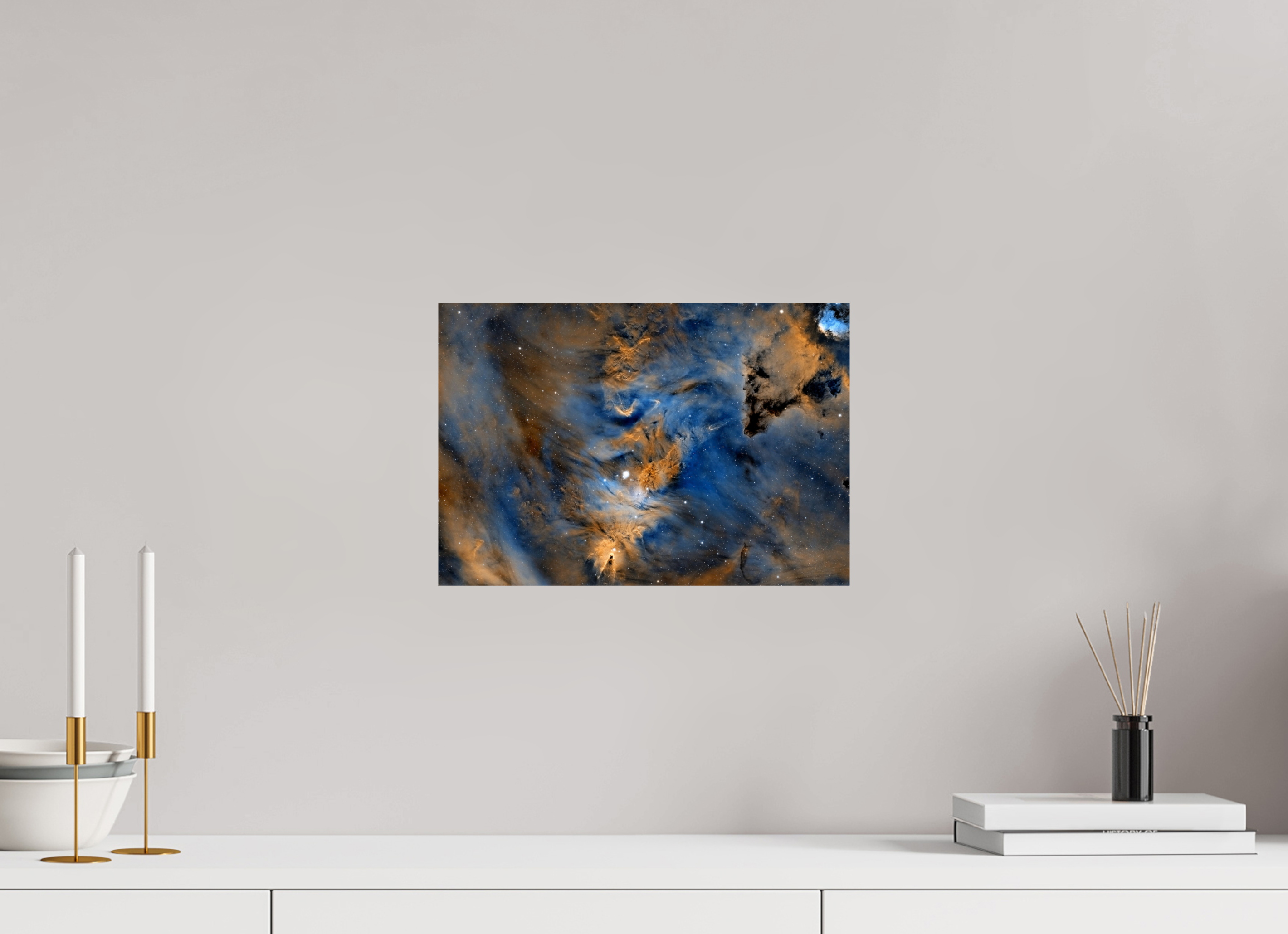 36,4 x 25 cm, FineArt Pearl "Cone Nebula (NGC-2264)"auf strukturiertem Hahnemühle Fine Art-Papier (Nur als Print / Druck)