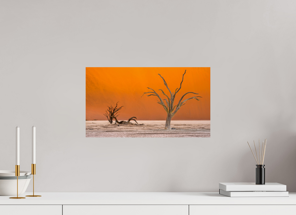 48 x 27 cm, FineArt Pearl "Deadvlei" auf strukturiertem Hahnemühle Fine Art-Papier (Nur als Print / Druck)